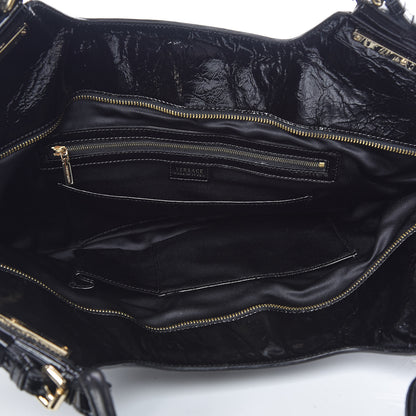 Versace Patent Shoulder Bag Black 5 of 11
