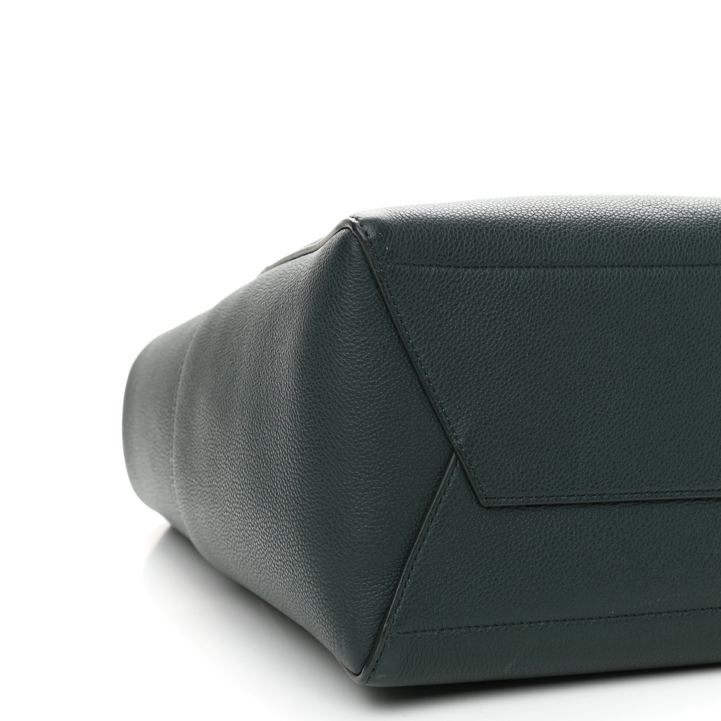 Soft Grained Calfskin Sangle Bucket Bag Amazone