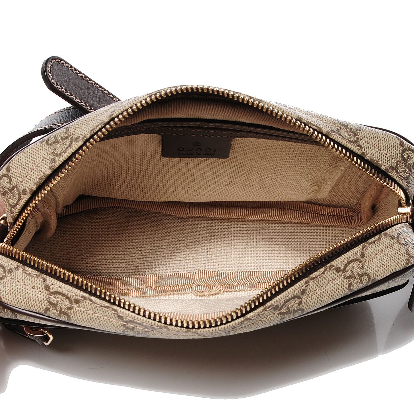 GG Plus Monogram Small Shoulder Bag Dark Brown
