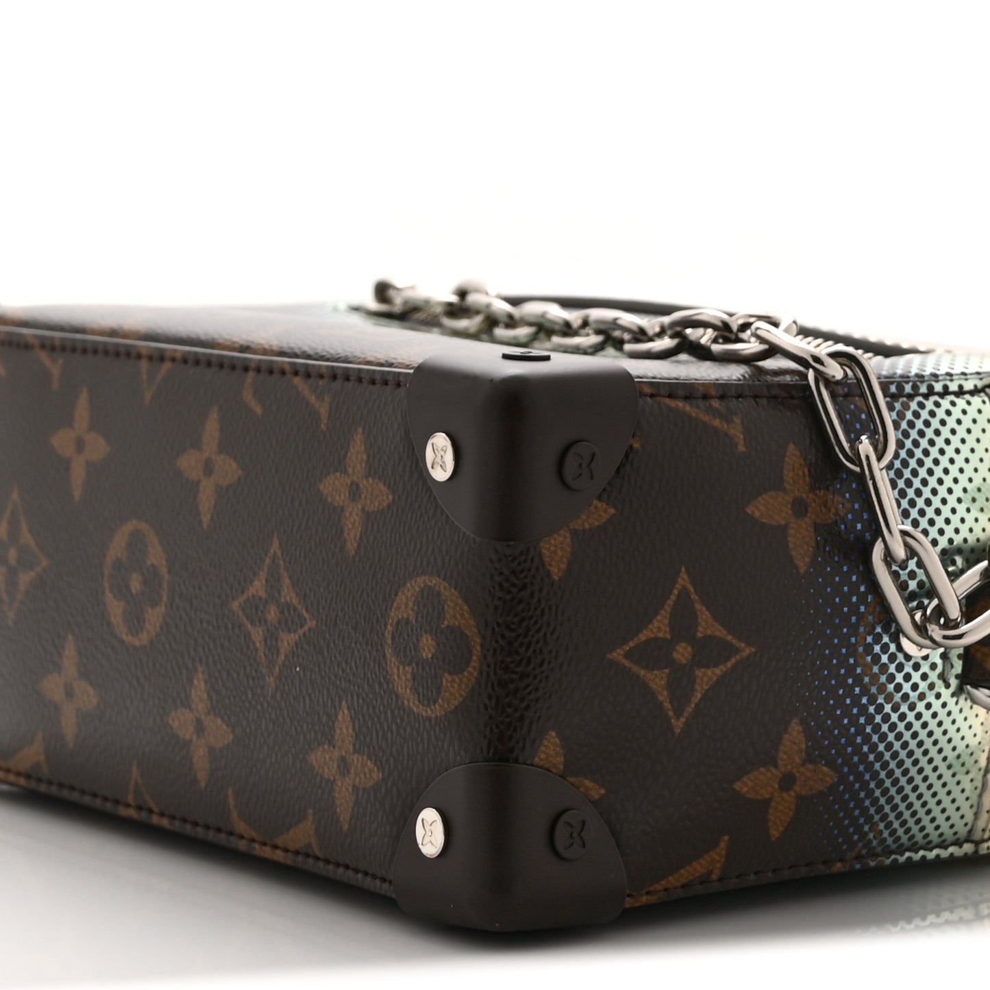 Metallic Nebula Monogram Mini Soft Trunk Multicolor