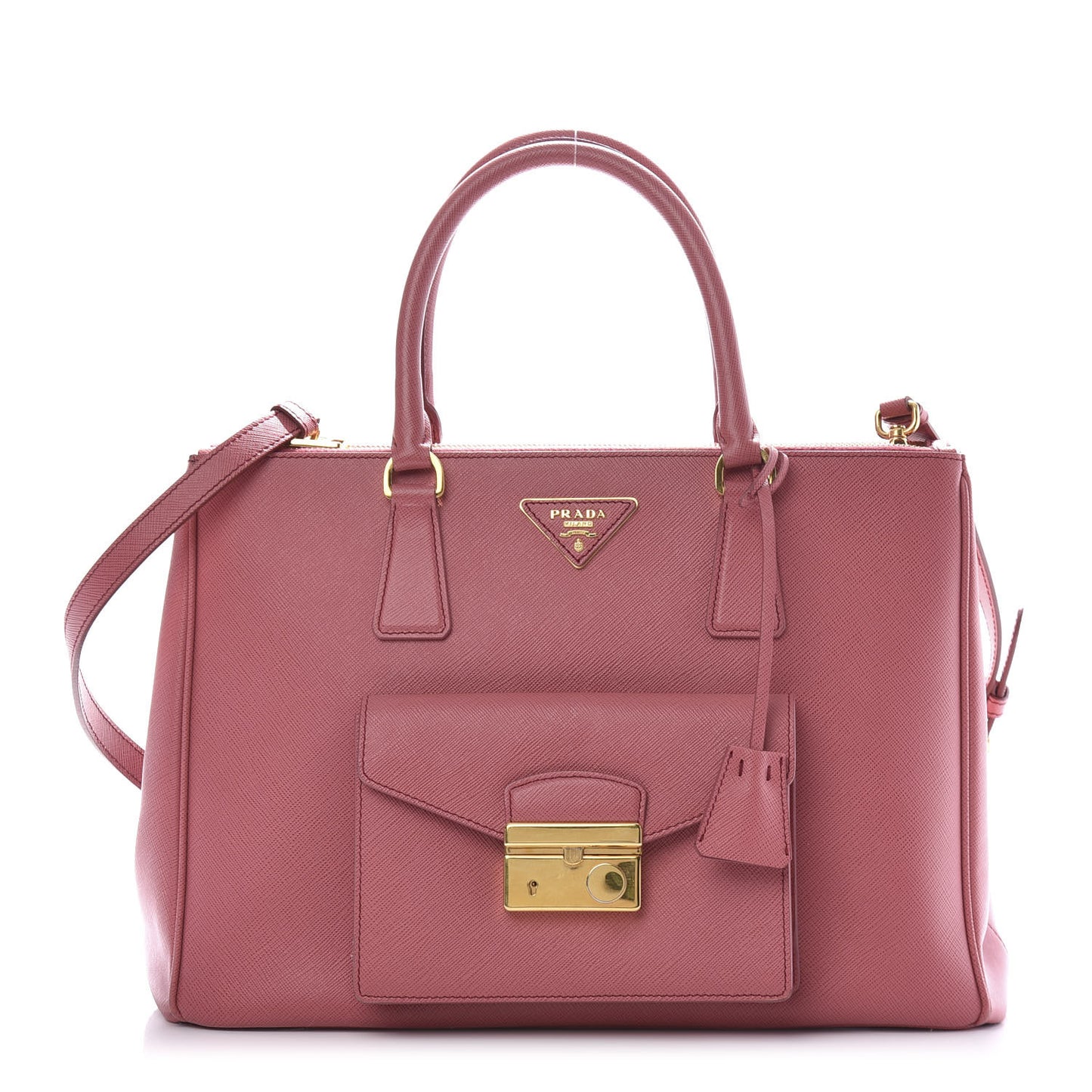Saffiano Lux Galleria Front Pocket Tote Tamaris