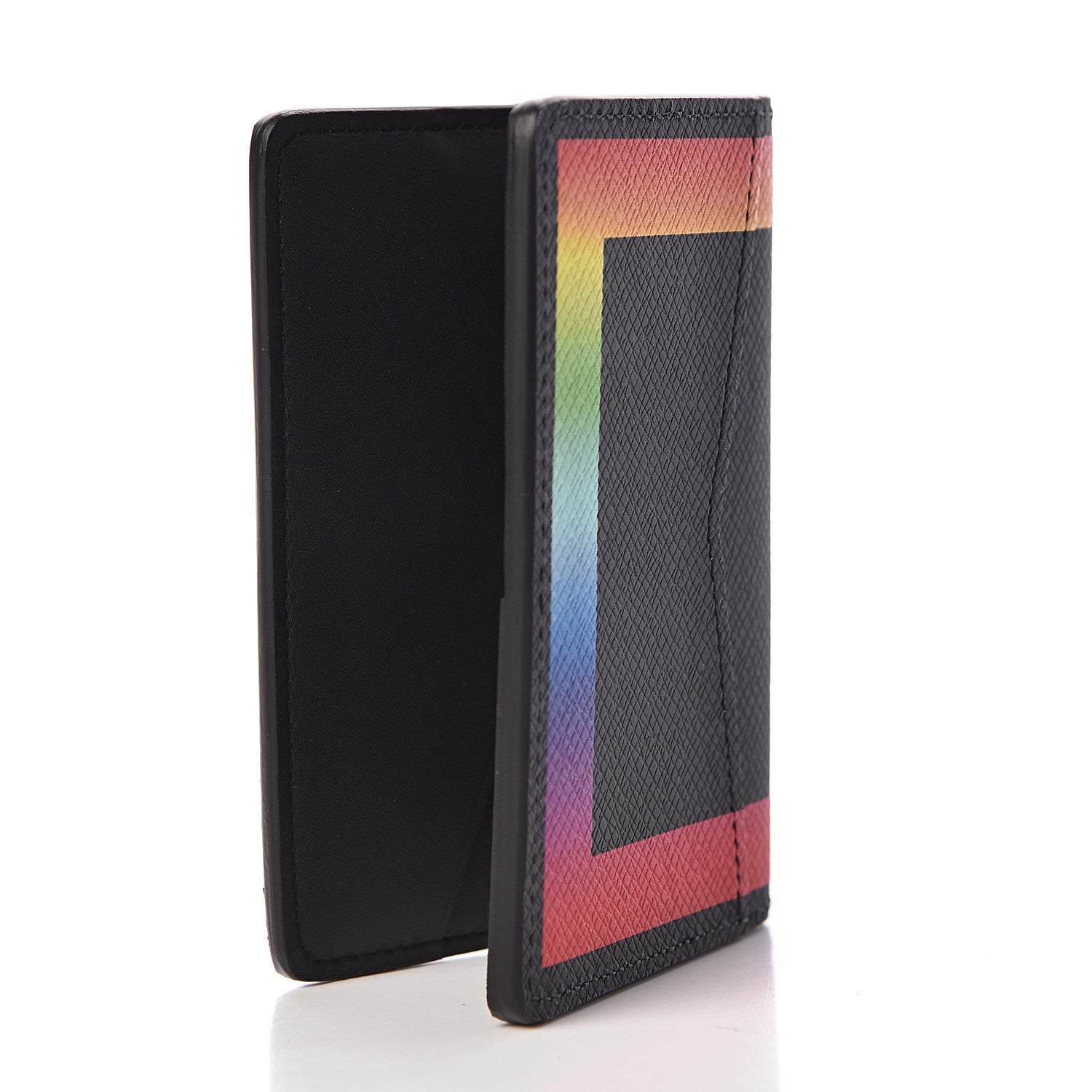Louis Vuitton Taiga Rainbow Pocket Organizer Black 3 of 7