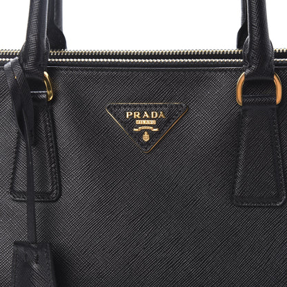 Prada Saffiano Large Galleria Double Zip Tote Black 10 of 10