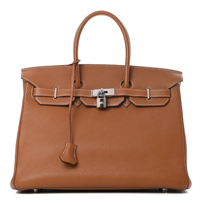 Hermes Togo Birkin 35 Gold 1 of 17