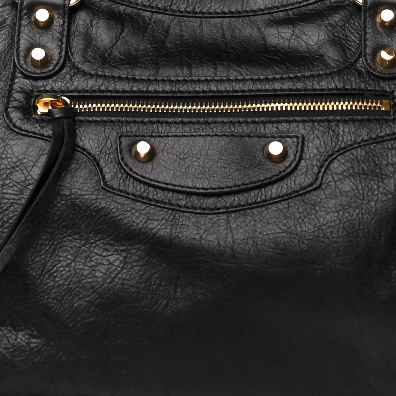 Balenciaga Agneau Classic Gold Hardware City Black 8 of 10