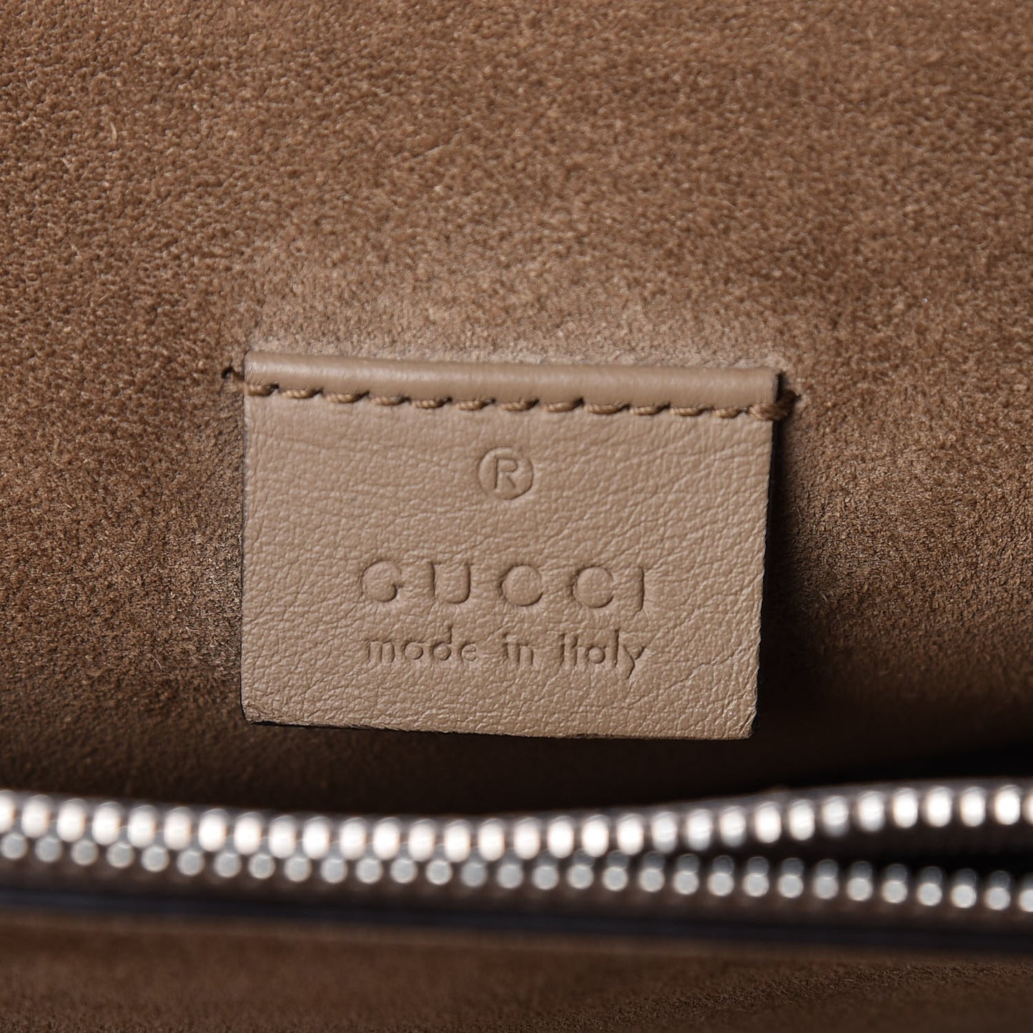 GG Supreme Monogram Medium Dionysus Shoulder Bag Taupe
