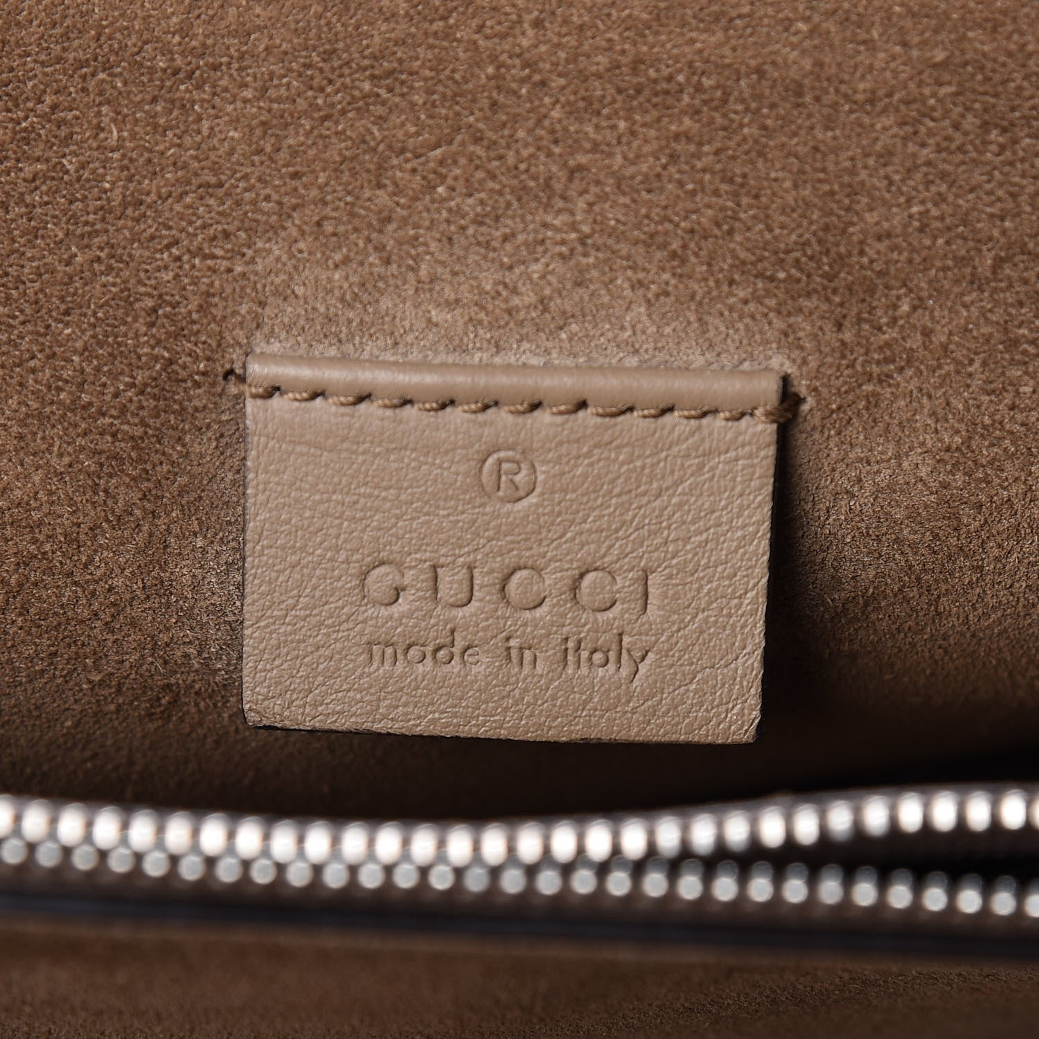 Gucci GG Supreme Monogram Medium Dionysus Shoulder Bag Taupe 6 of 15