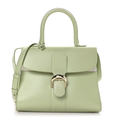 Delvaux Box Calfskin Mirage MM Brillant Satchel Amande Ivory 1 of 12