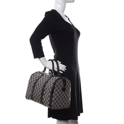 Gucci Monogram Medium Boston Navy 2 of 17