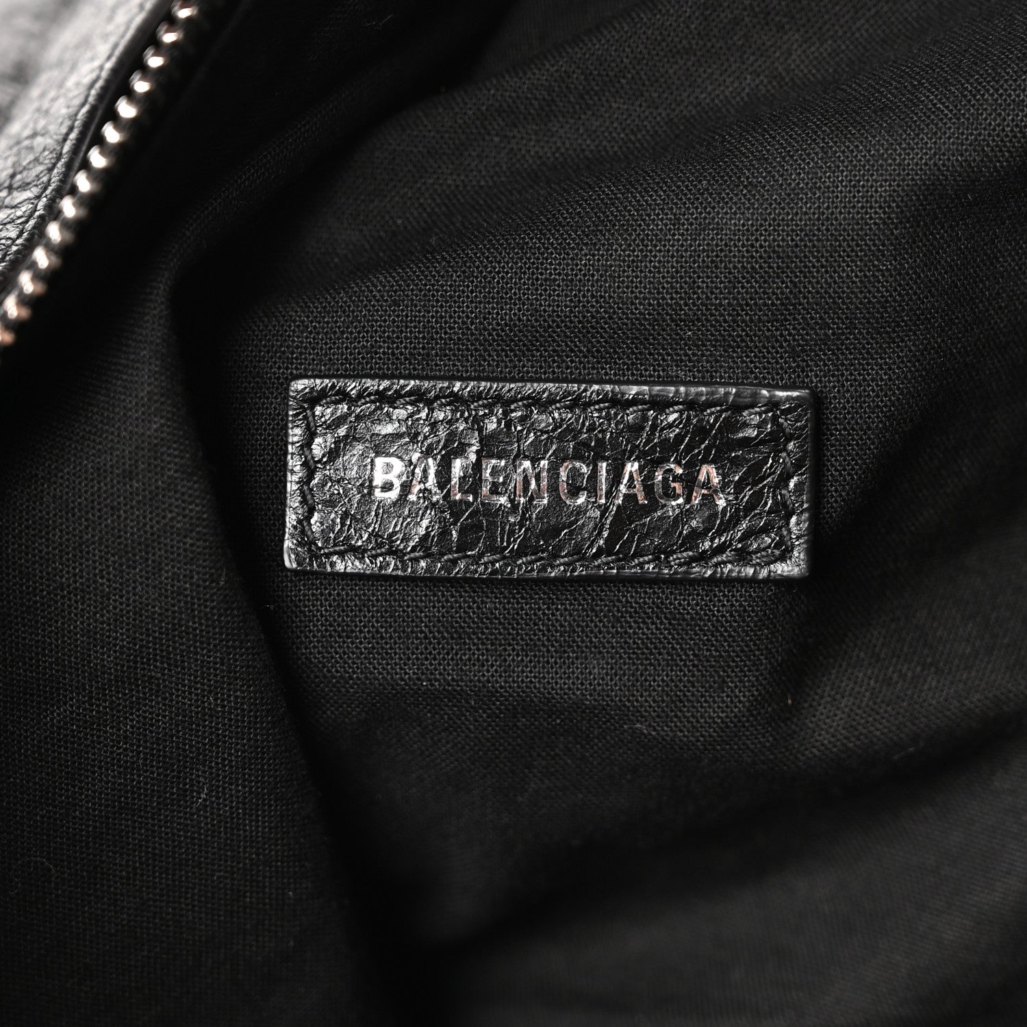 Balenciaga Agneau Arena Superbusy Large Sling Zip Shoulder Bag Black 6 of 9