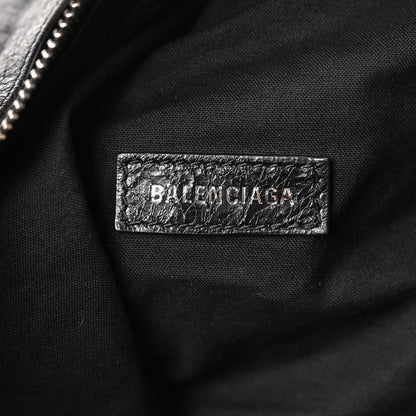 Balenciaga Agneau Arena Superbusy Large Sling Zip Shoulder Bag Black 6 of 9