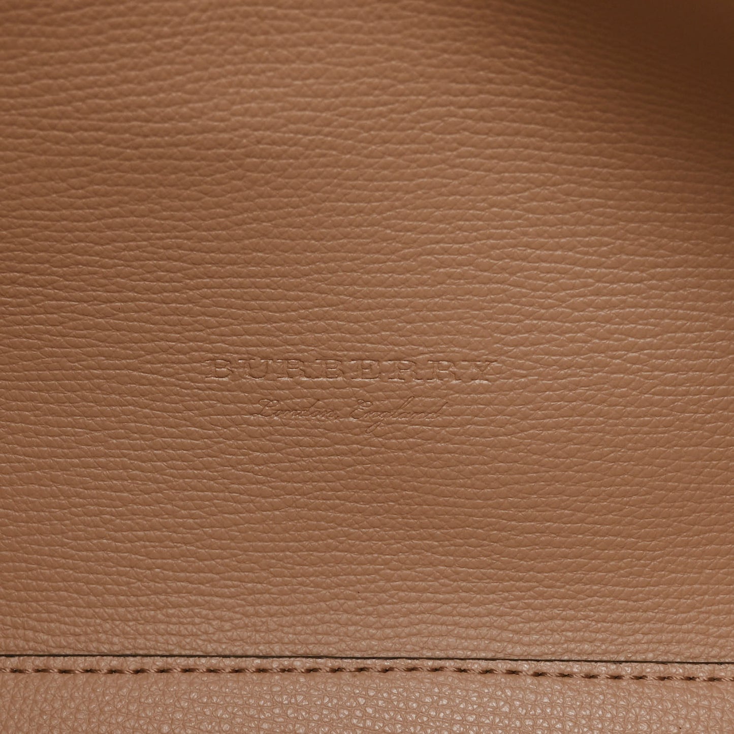 Grainy Calfskin Haymarket Check Medium Reversible Tote Camel