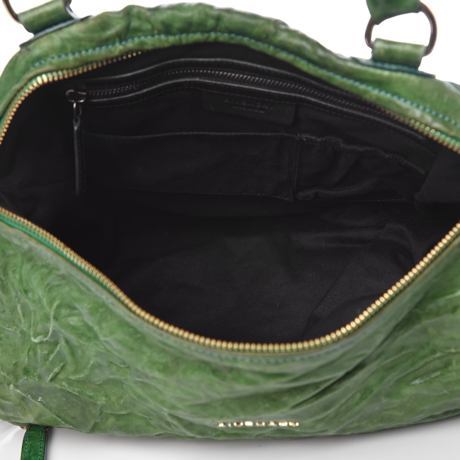 Givenchy Tumbled Sheepskin Large Pandora Emerald 5 of 15