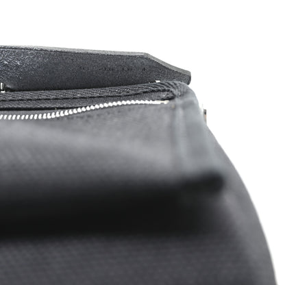 Hermes Military Toile Vache Hunter Herbag Zip Retourne 20 Black 7 of 11