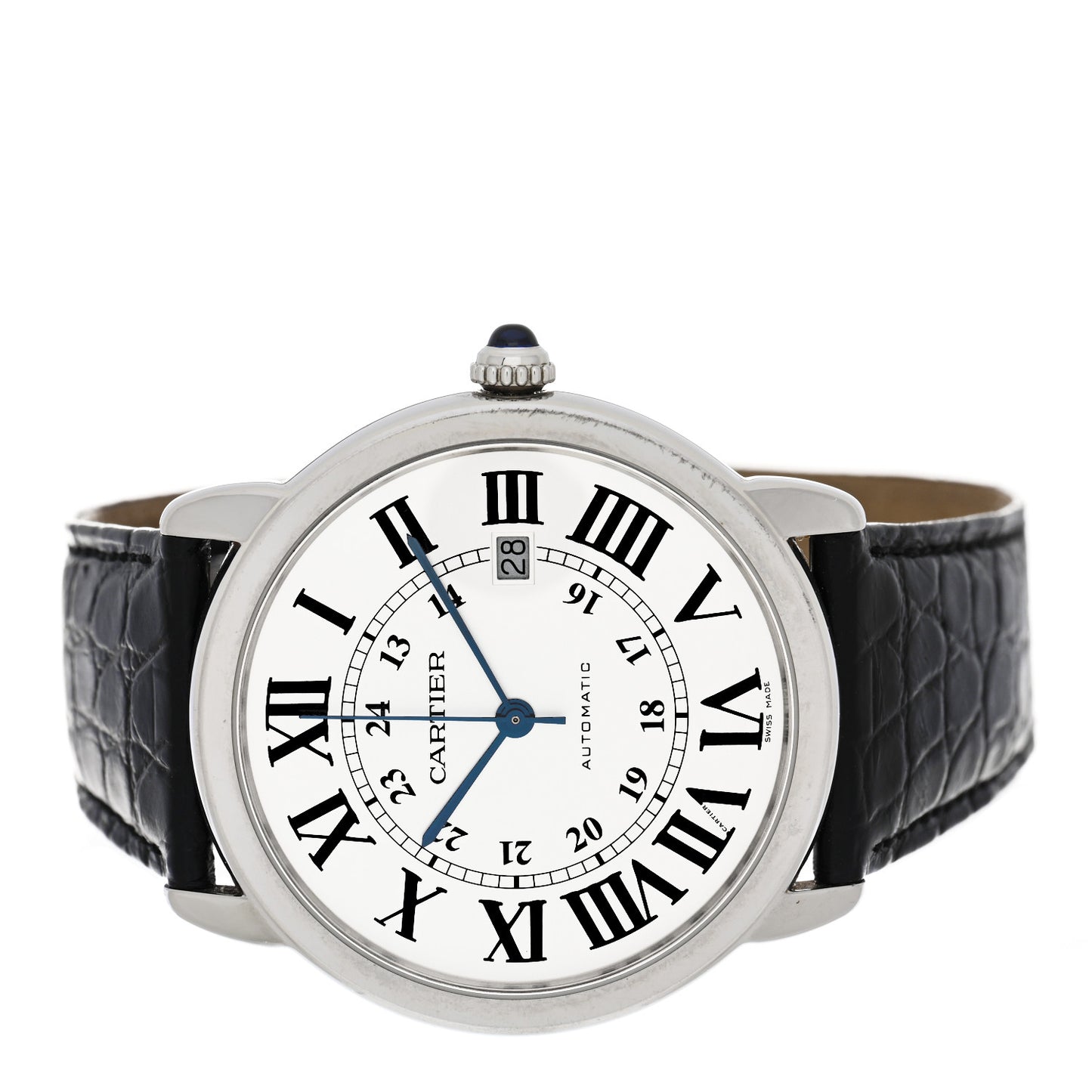 Stainless Steel Alligator 42mm Ronde Solo Automatic Watch