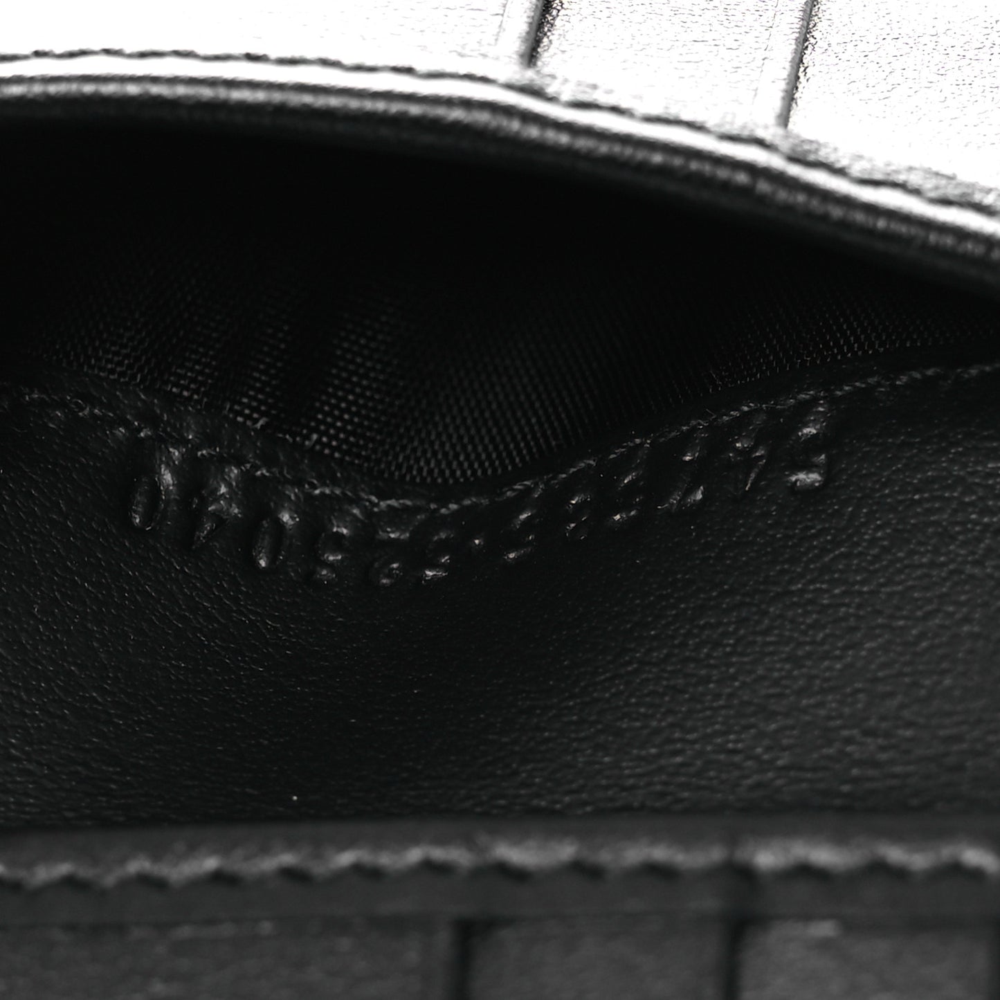Plutone Calfskin Logo Bi-Fold Wallet Black