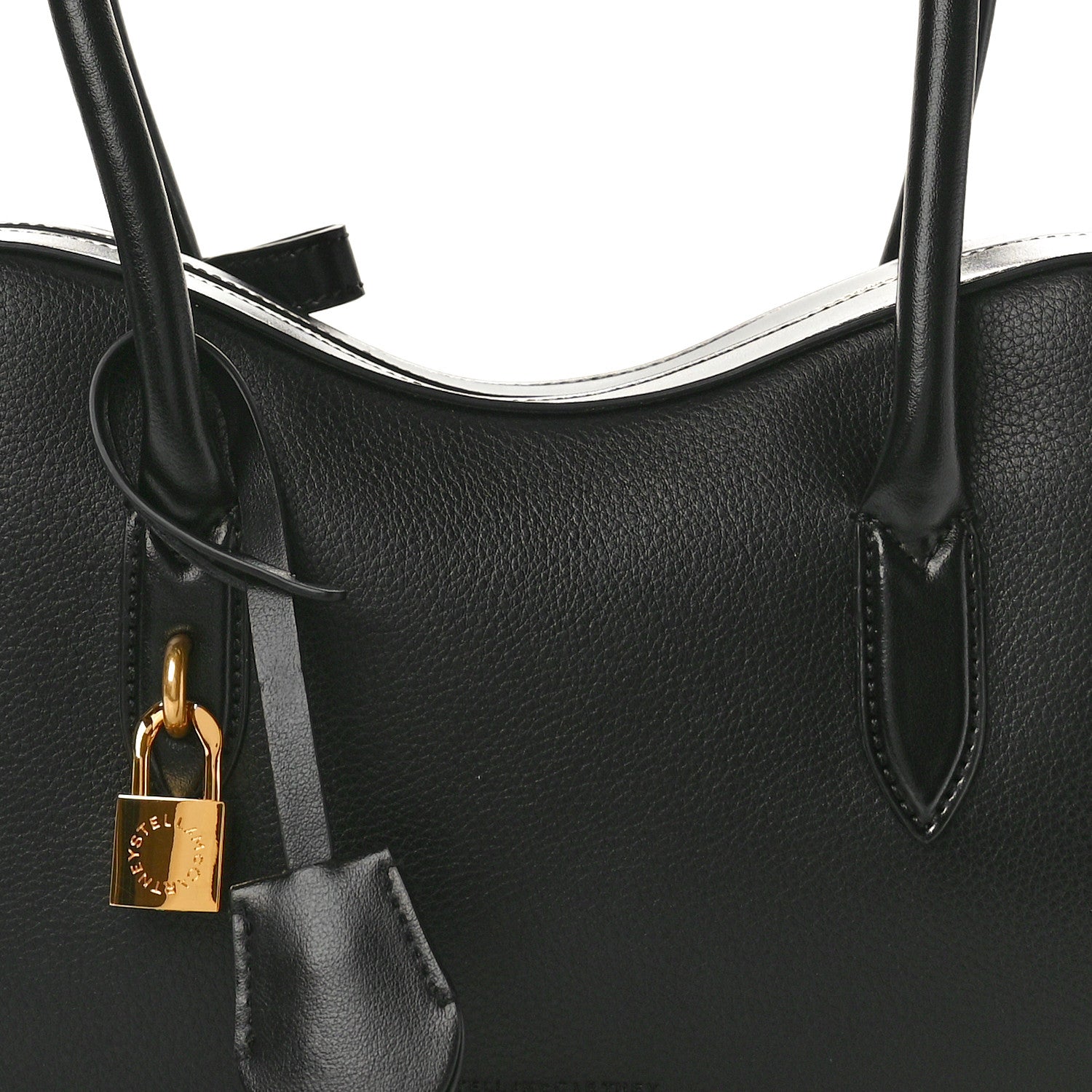 Stella McCartney Eco Grainy Alter Mat Ryder Shoulder Bag Black 7 of 9
