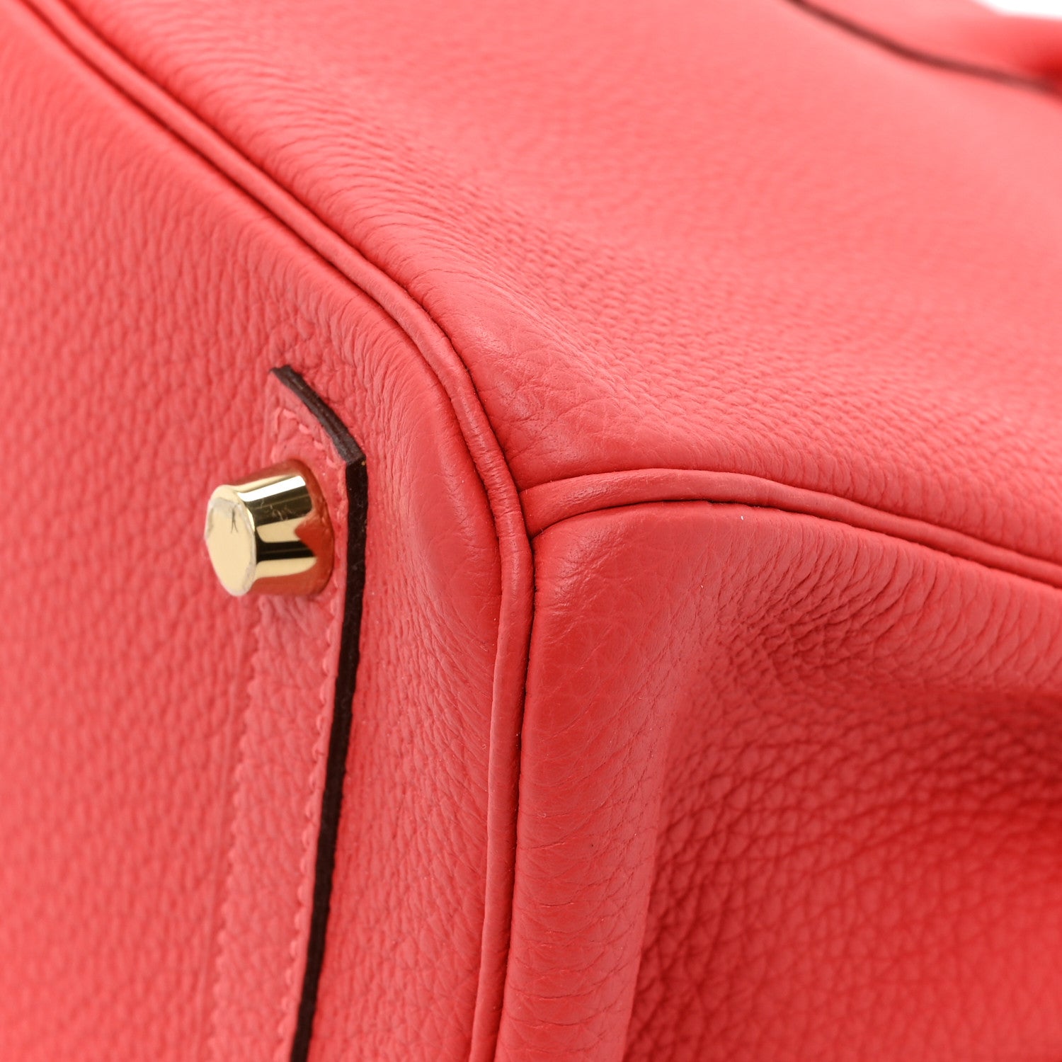 Hermes Togo Birkin 25 Rouge Casaque 13 of 13