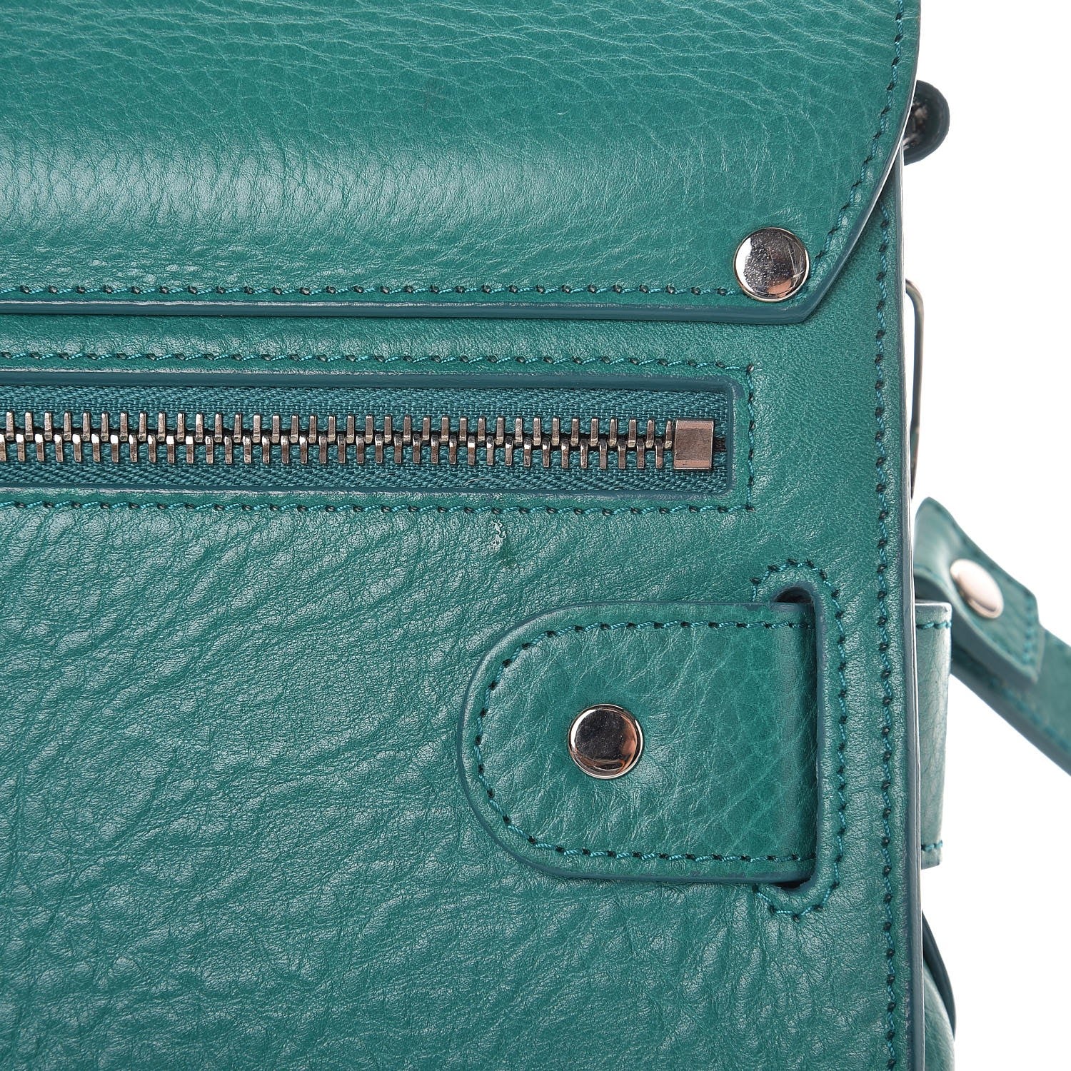 Proenza Schouler Calfskin Mini PS11 Classic Shoulder Bag Emerald 9 of 9