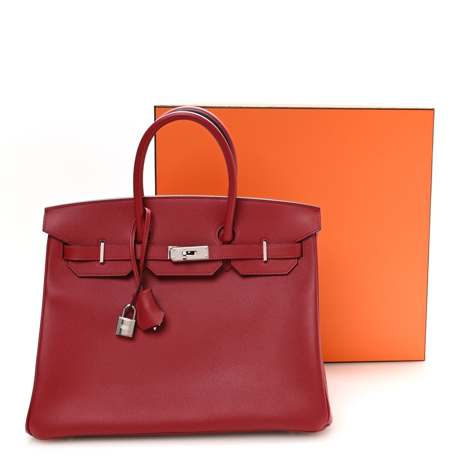 Hermes Epsom Birkin 35 Rouge Grenat 11 of 11