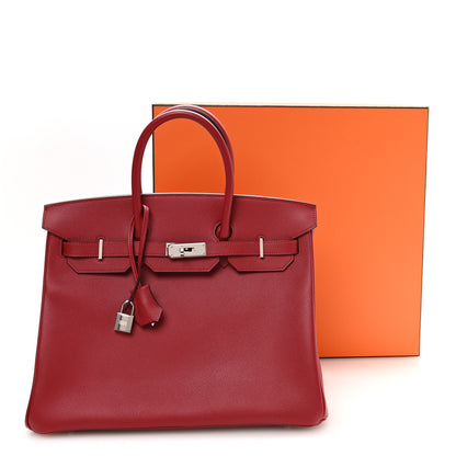Hermes Epsom Birkin 35 Rouge Grenat 11 of 11