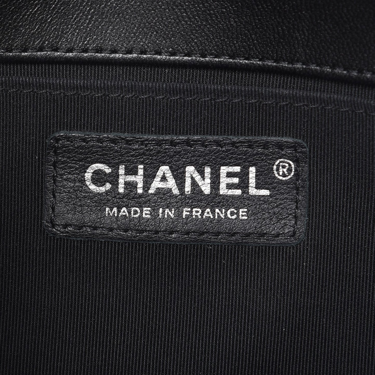 Lambskin Quilted Medium Boy Flap Black