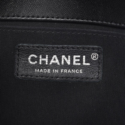 Chanel Lambskin Quilted Medium Boy Flap Black 6 of 8