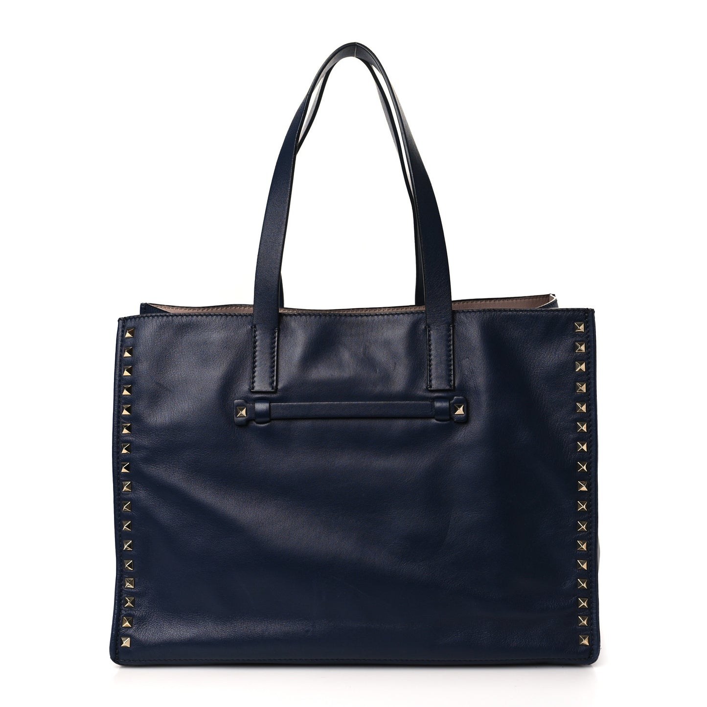 Nappa Medium Rockstud Soft Tote Marine