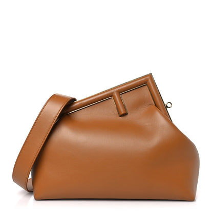 Fendi Shiny Nappa Medium Fendi First Caramello 1 of 9