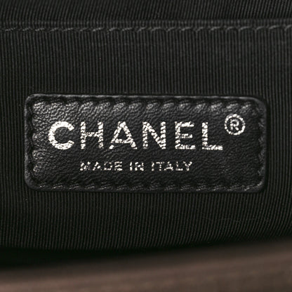 Chanel Iridescent Goatskin Quilted Medium Boy Flap Dark Gold 5 of 10