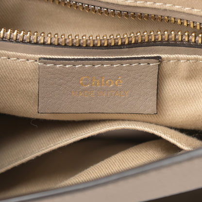 Chloe Suede Calfskin Small Faye Backpack Motty Grey 6 of 13