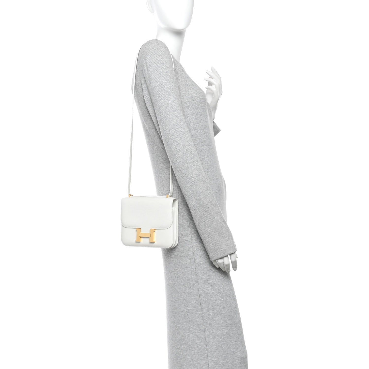 Hermes Evercolor Constance 18 White 2 of 11