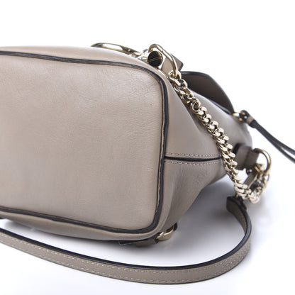 Chloe Suede Calfskin Mini Faye Backpack Motty Grey 6 of 11