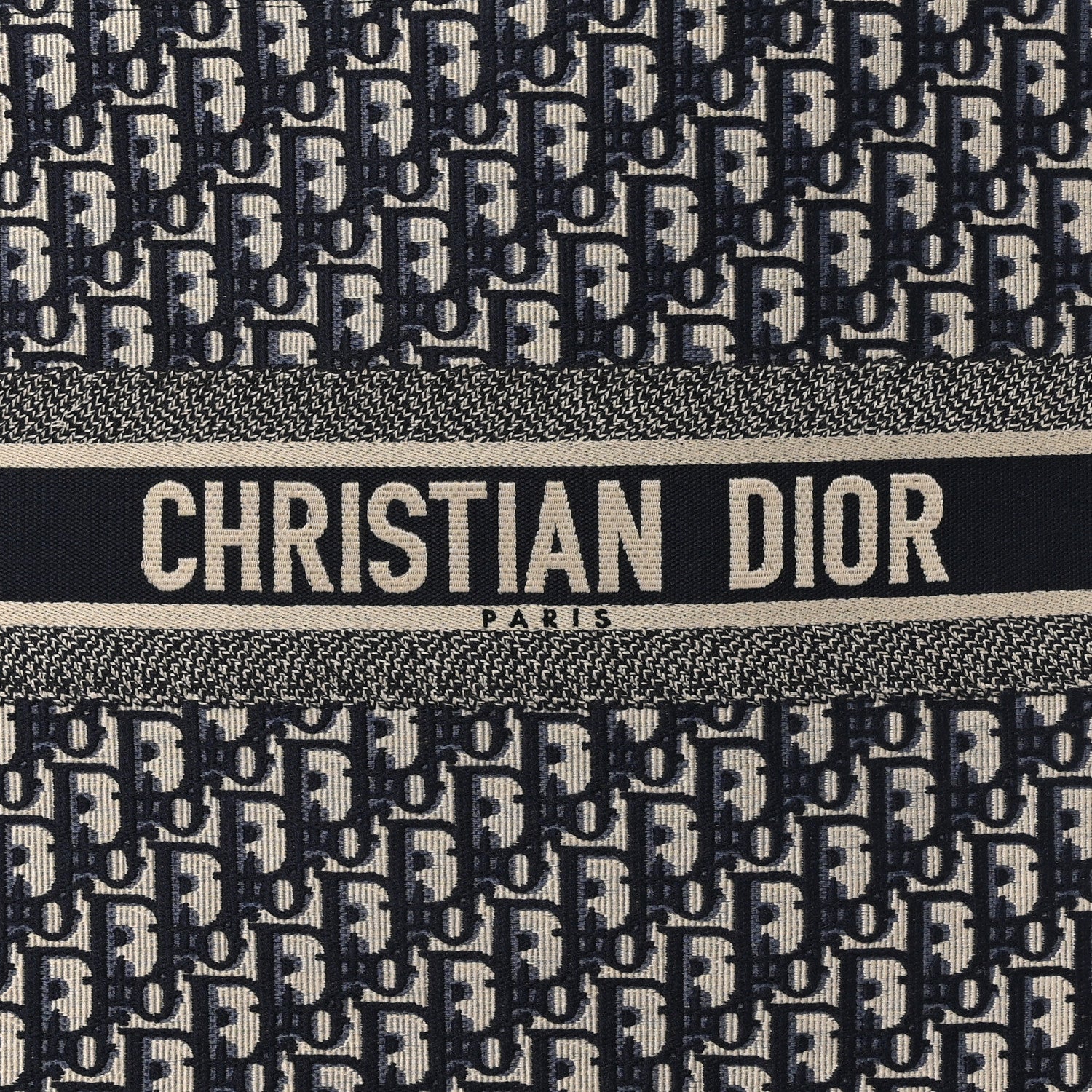 Christian Dior Oblique Large Book Tote Blue Multicolor 8 of 12