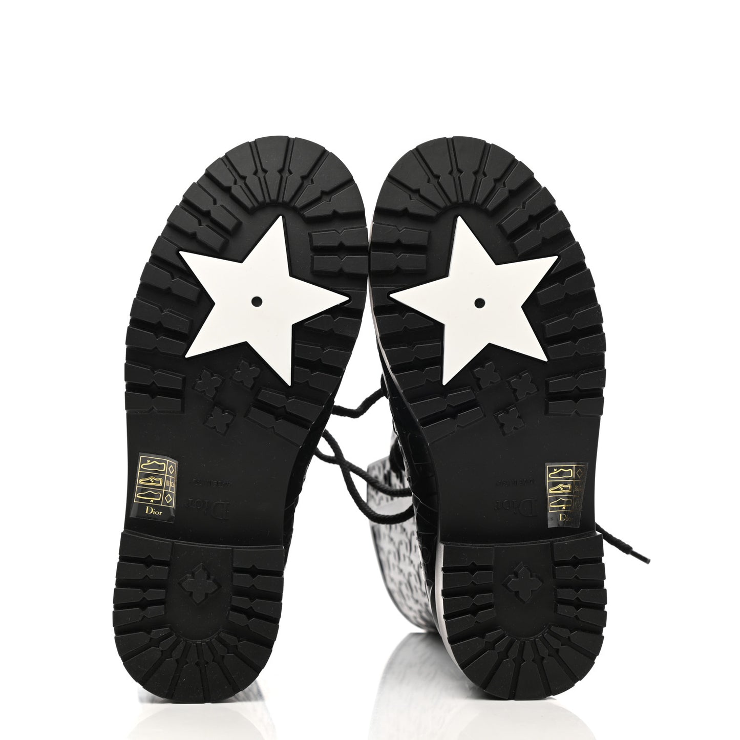 Oblique Rubber Diorcamp Boots 35 Black
