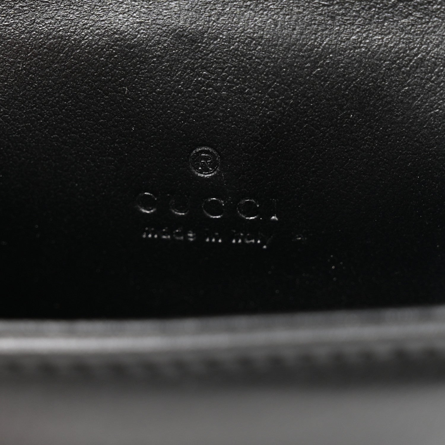 Gucci Calfskin Matelasse GG Marmont Key Chain Black 5 of 6