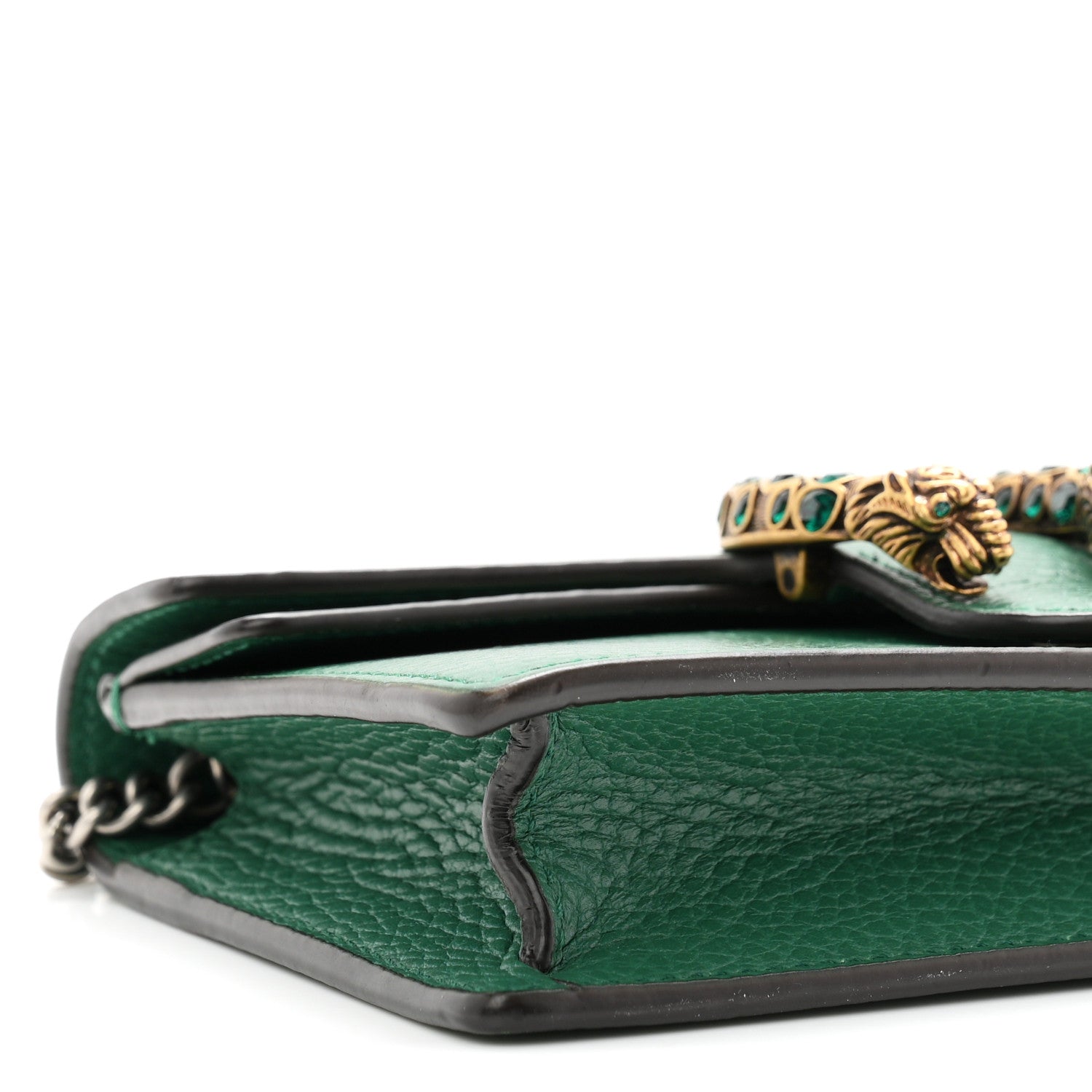 Gucci Calfskin Super Mini Dionysus Shoulder Bag Emerald 8 of 9