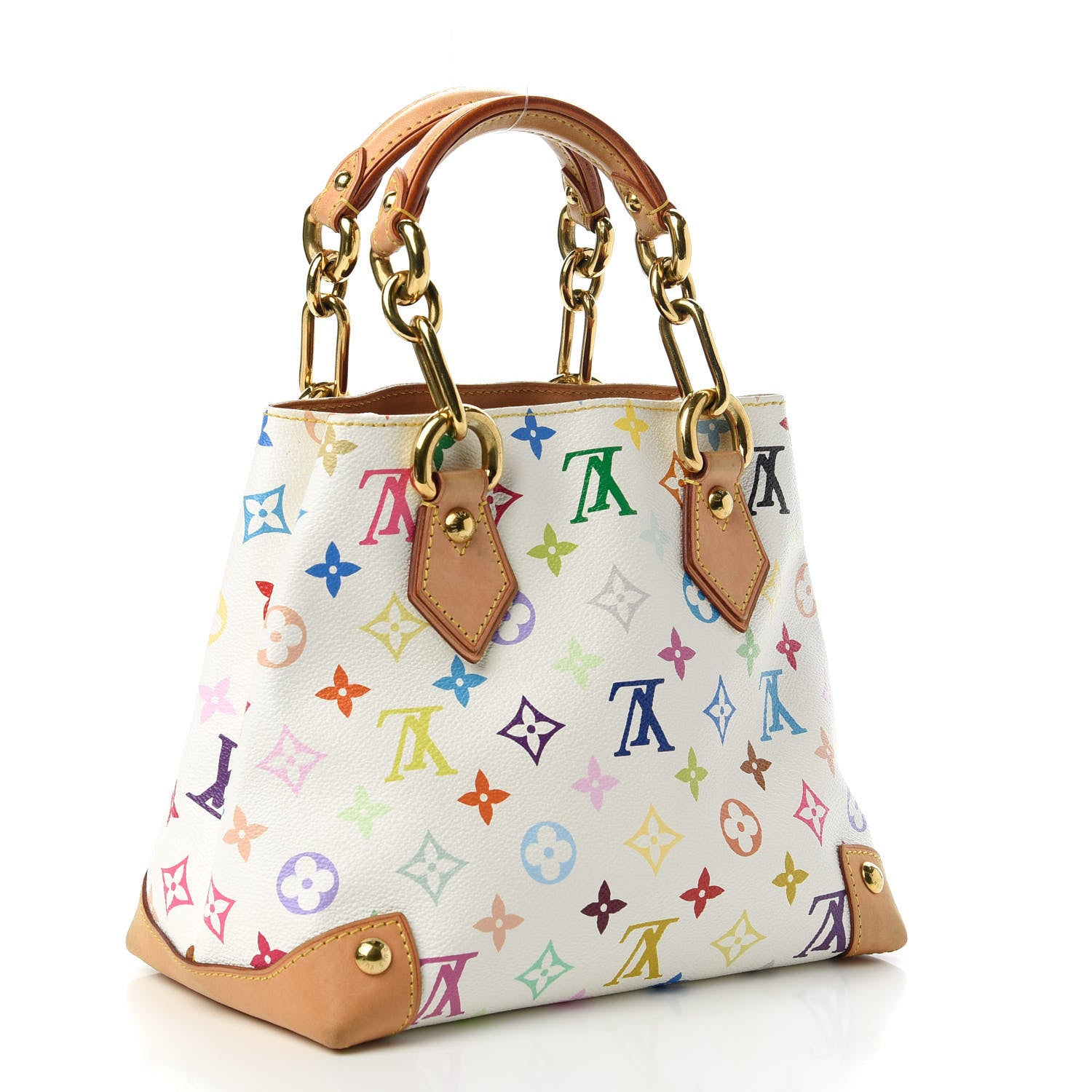 Louis Vuitton Monogram Multicolor Audra White 3 of 9