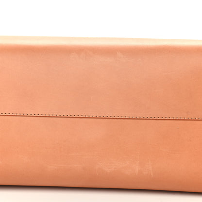Mansur Gavriel Vegetable Tanned Calfskin Large Shopping Bag Camello Orange 11 of 11