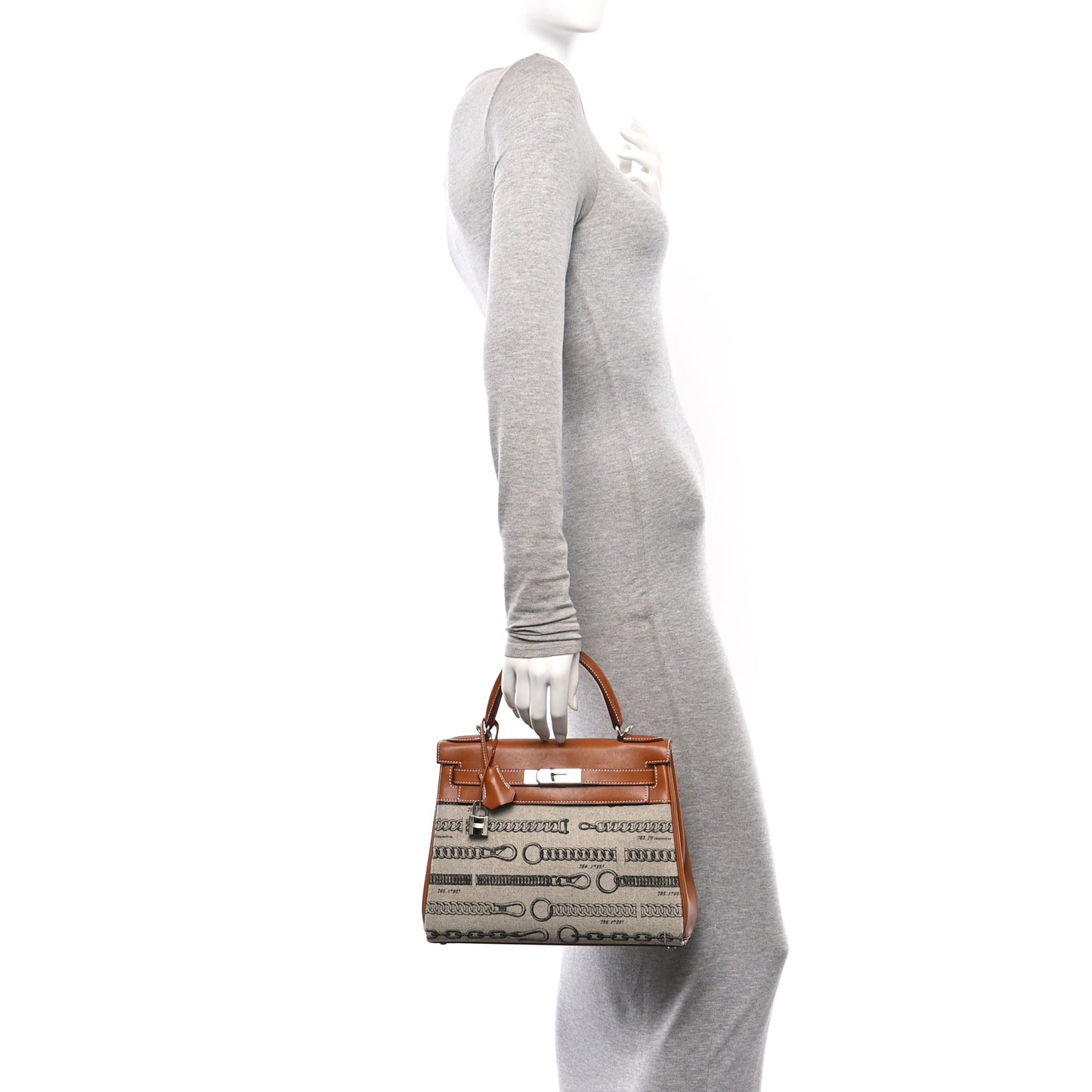 Natural Barenia Toile De Camp Dechainee Kelly 28 Fauve