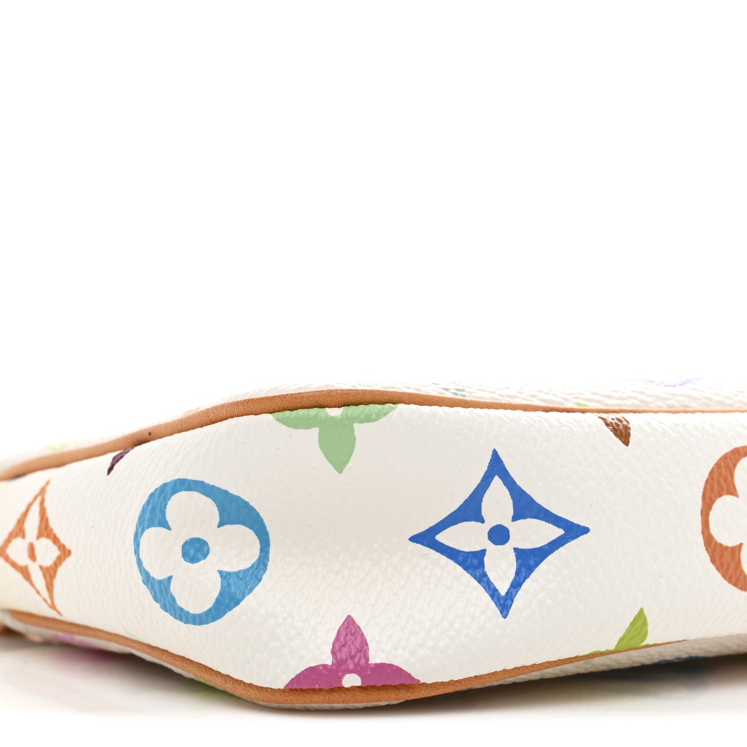 Louis Vuitton Monogram Multicolor Pochette Accessories White 8 of 9