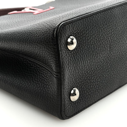 Louis Vuitton Taurillon Capucines MM Black Multicolor 7 of 8