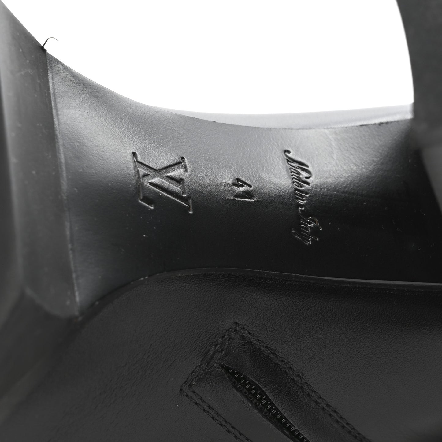 Calfskin Monogram Star Trail Ankle Boots 41 Black