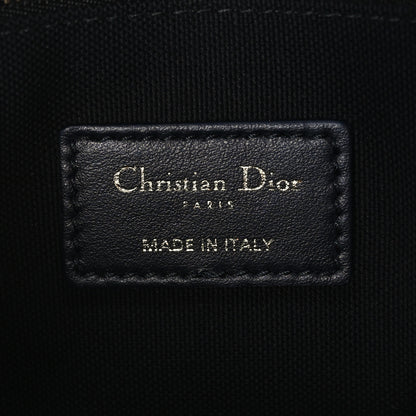 Christian Dior Oblique Calfskin Small Book Tote With Strap Blue Multicolor 6 of 10