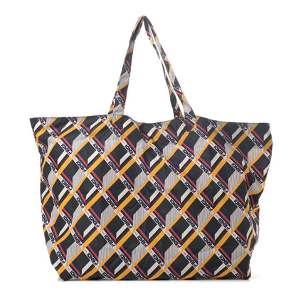 Fendi X FILA Nylon Mania Fold Up Tote Black 1 of 4