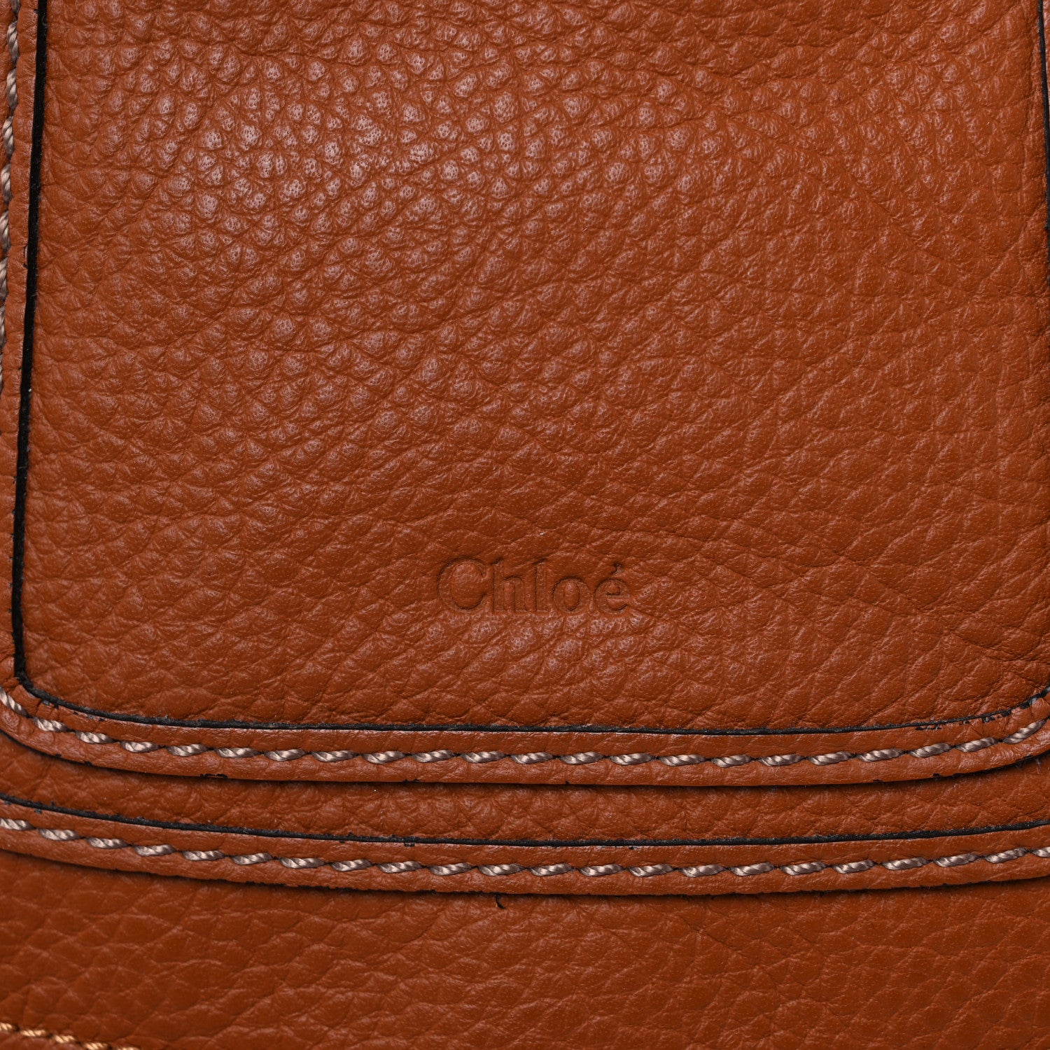 Chloe Calfskin Small Marcie Satchel Tan 13 of 14