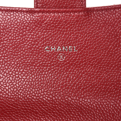 Chanel Caviar Quilted Travel Wallet Red 9 of 11