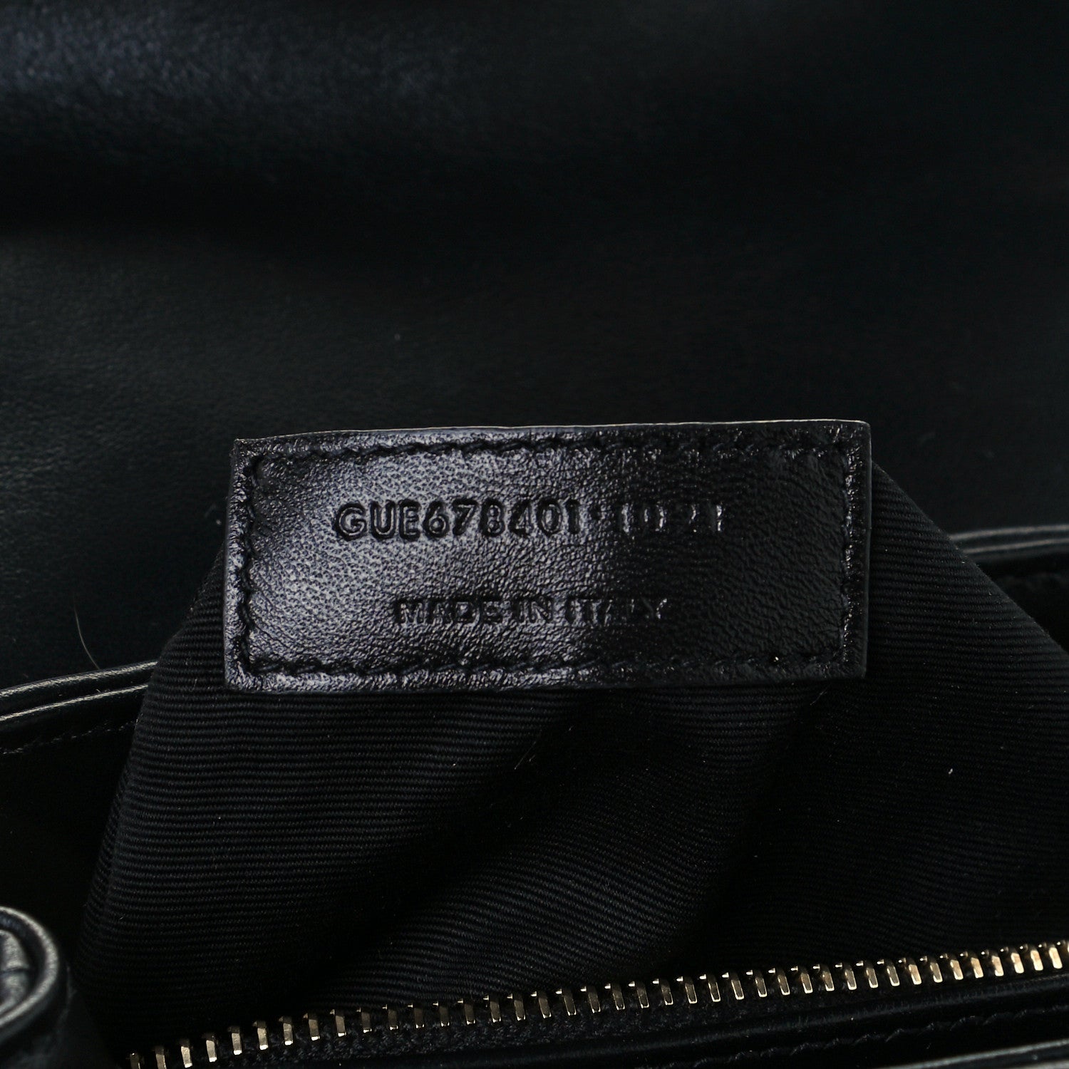 Saint Laurent Calfskin Y Quilted Monogram Toy Loulou Crossbody Bag Black 8 of 12