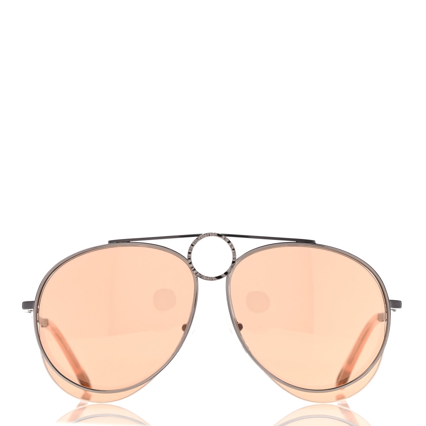 Metal Mirrored Romie Aviator Sunglasses CE144S Copper