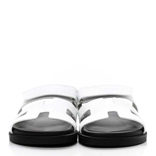 Calfskin Womens Chypre Sandals 39.5 White